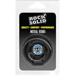 RockSolid by Doc Johnson Cockring The Mega Ring 23 mm Noir